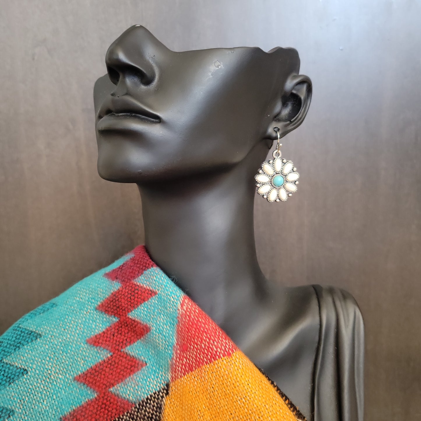 Concho Dangle Earrings