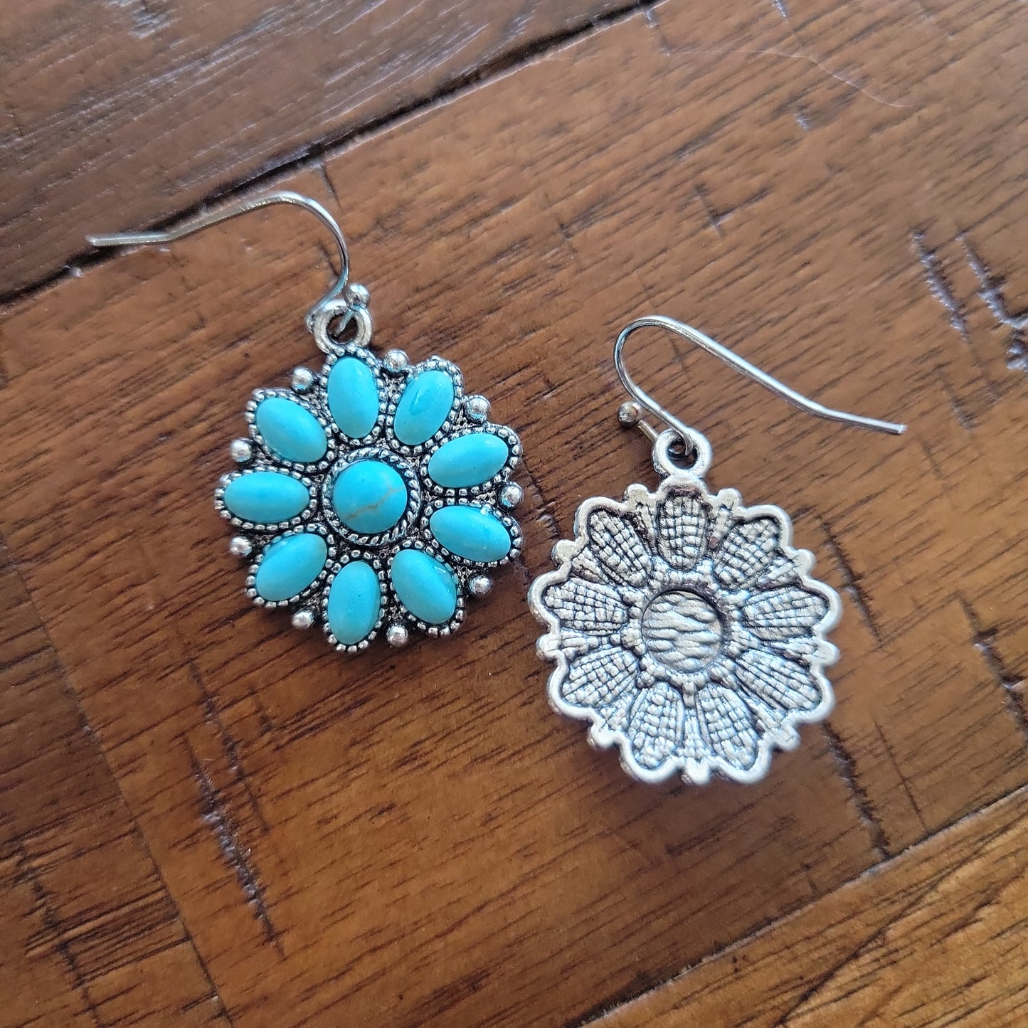 Concho Dangle Earrings