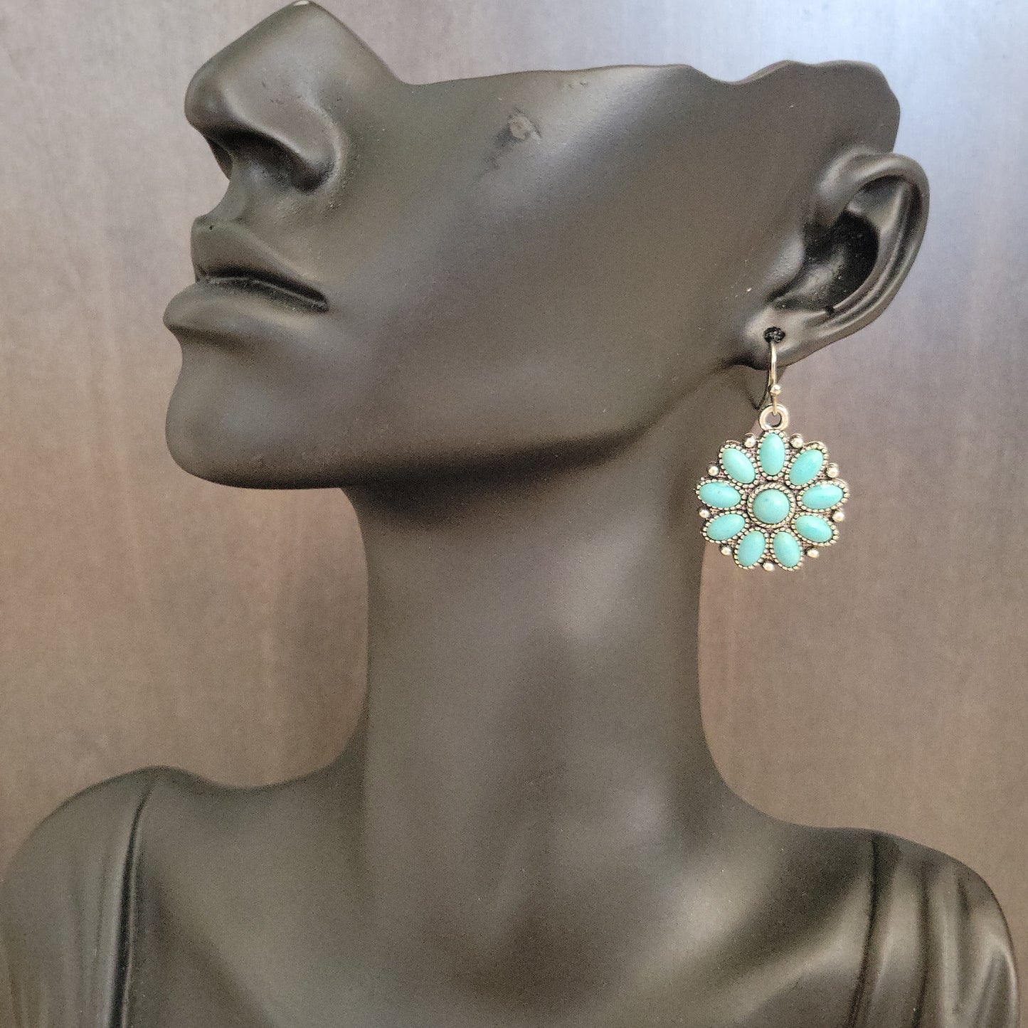 Concho Dangle Earrings