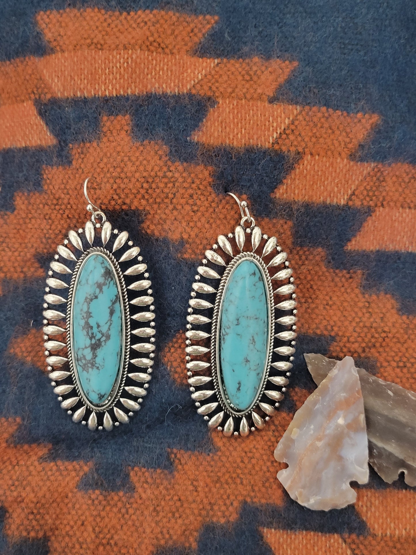 Concho Stone Dangle