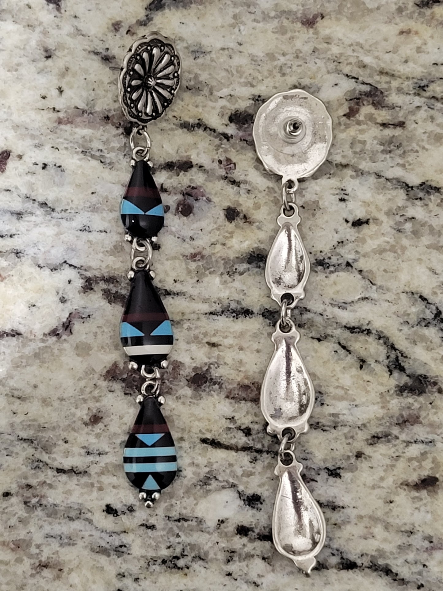 Navajo Style Post Earrings