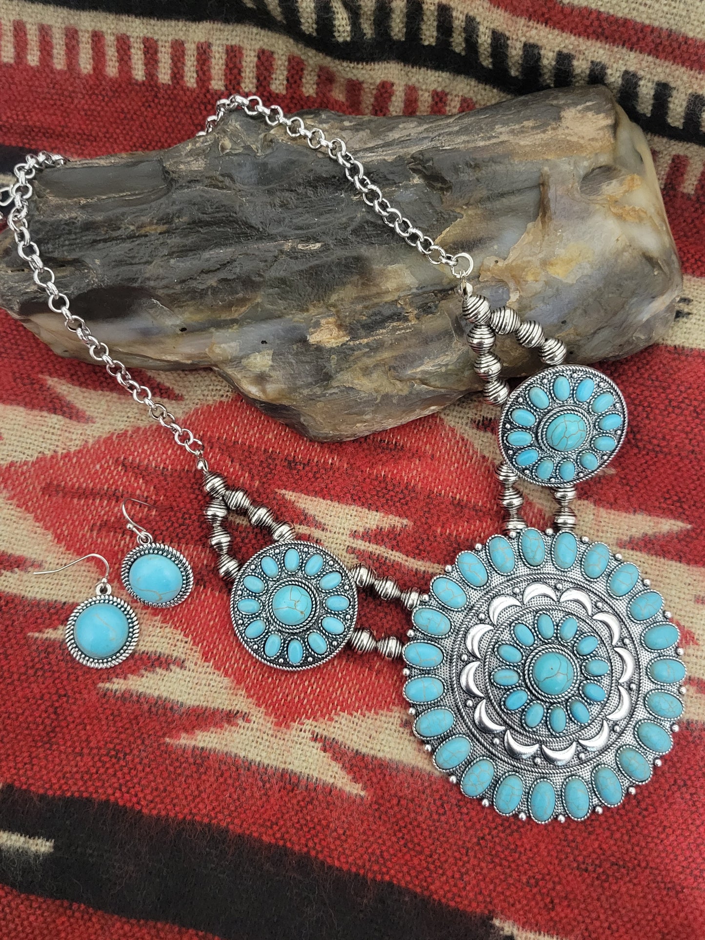 Concho Necklace Set