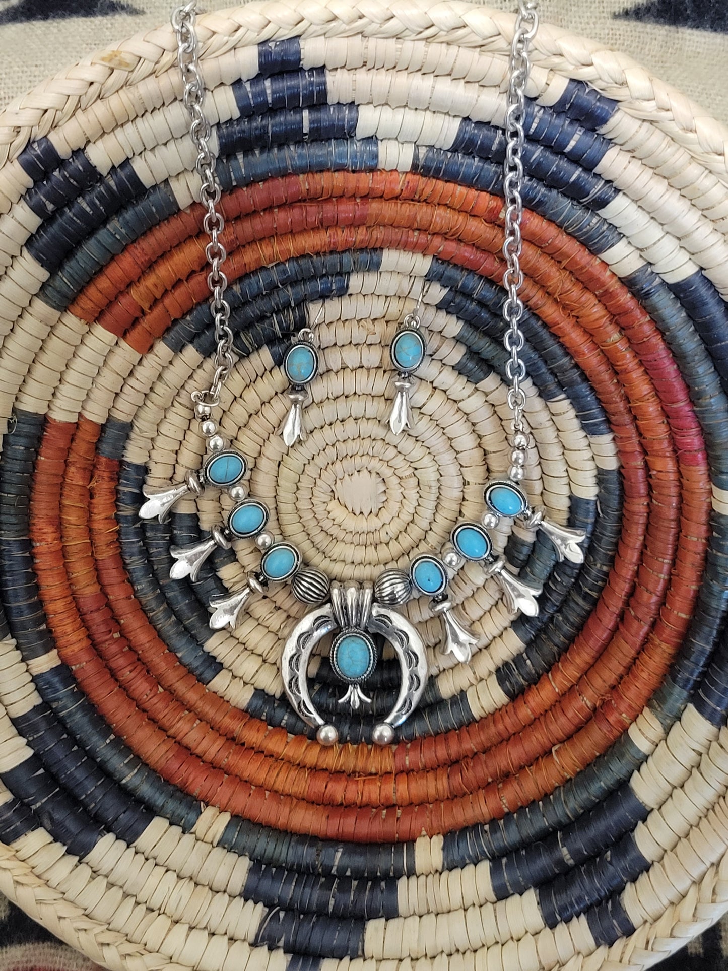 Squash Blossom Necklace Set