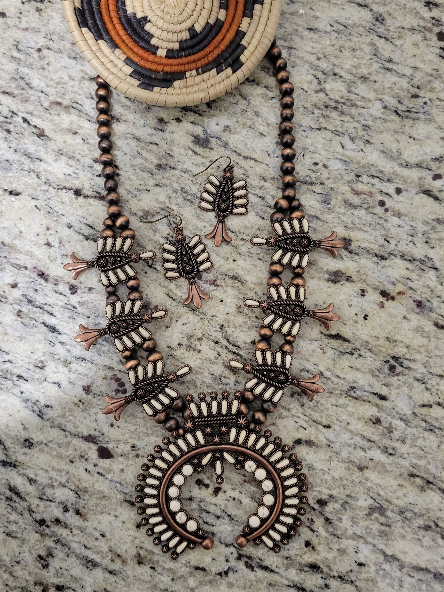 Squash Blossom Necklace Set