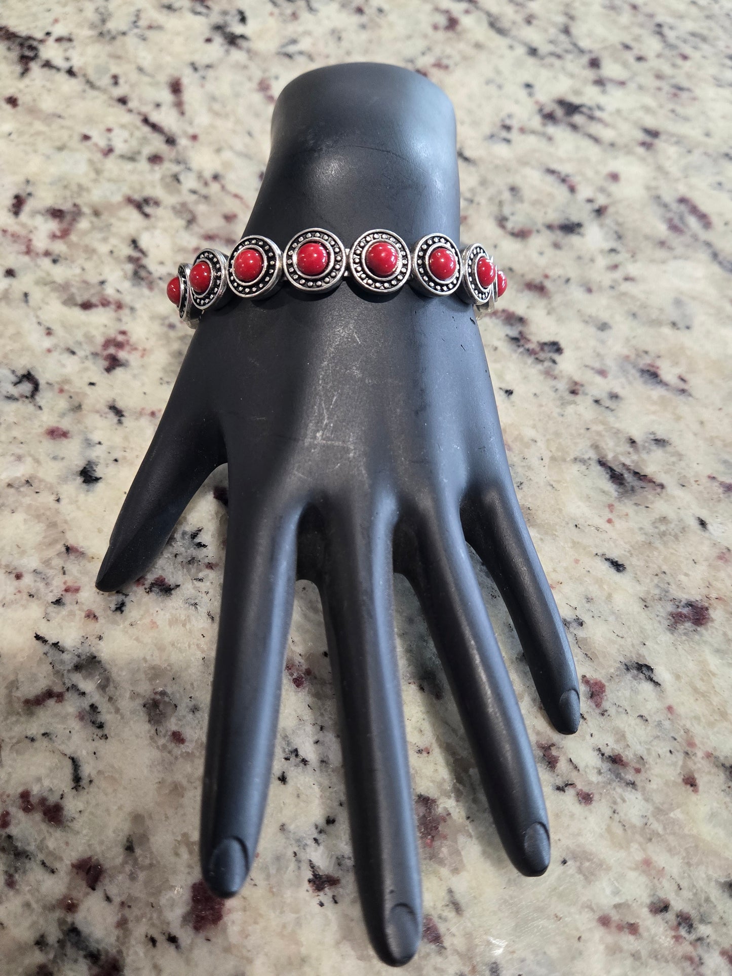 Red Stretch Bracelet