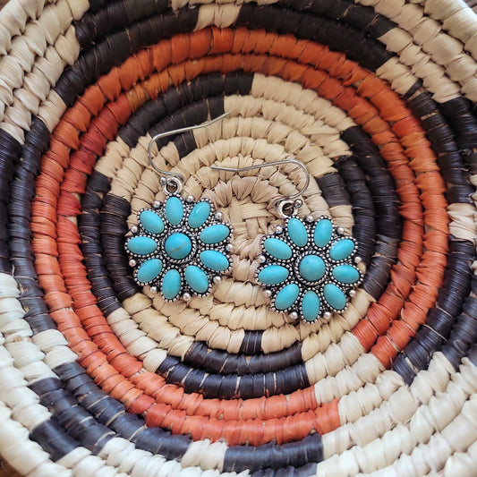 Concho Dangle Earrings