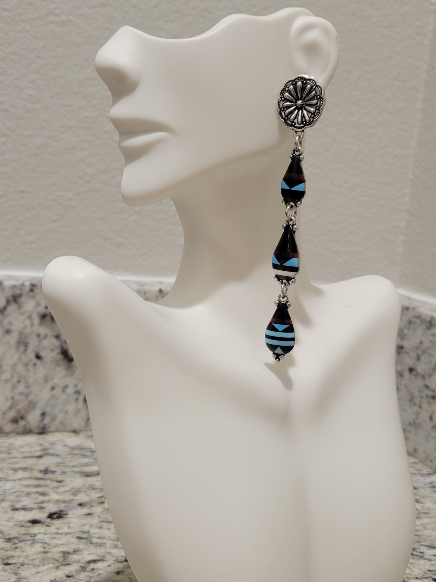 Navajo Style Post Earrings
